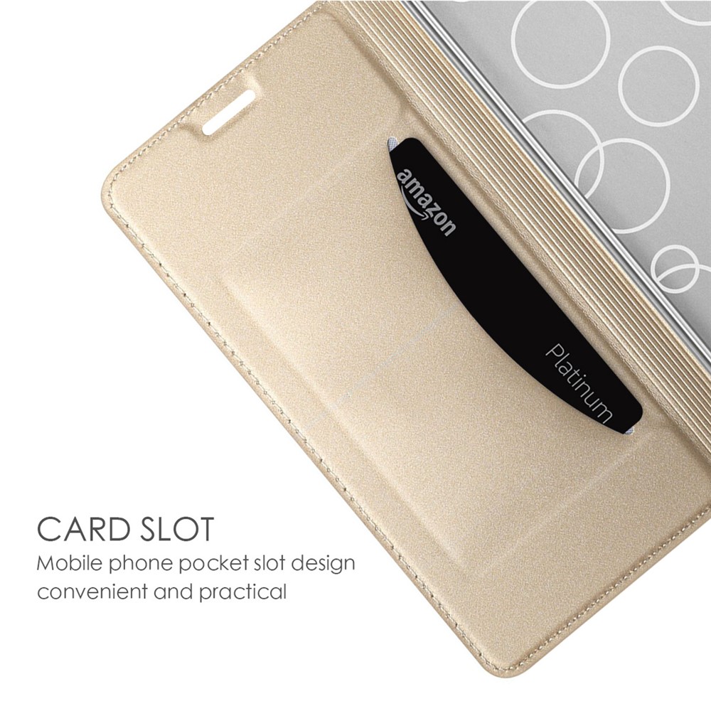  OnePlus Nord 5 5G Fodral Flip Läder Guld - Teknikhallen.se