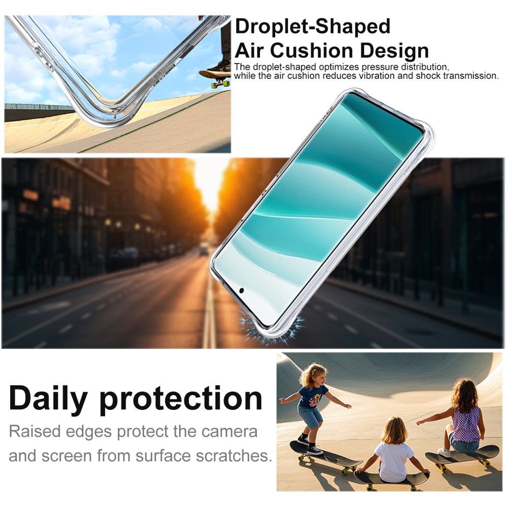 IMAK IMAK OnePlus Nord 5 5G Skal Airbag Shockproof TPU Transparent - Teknikhallen.se
