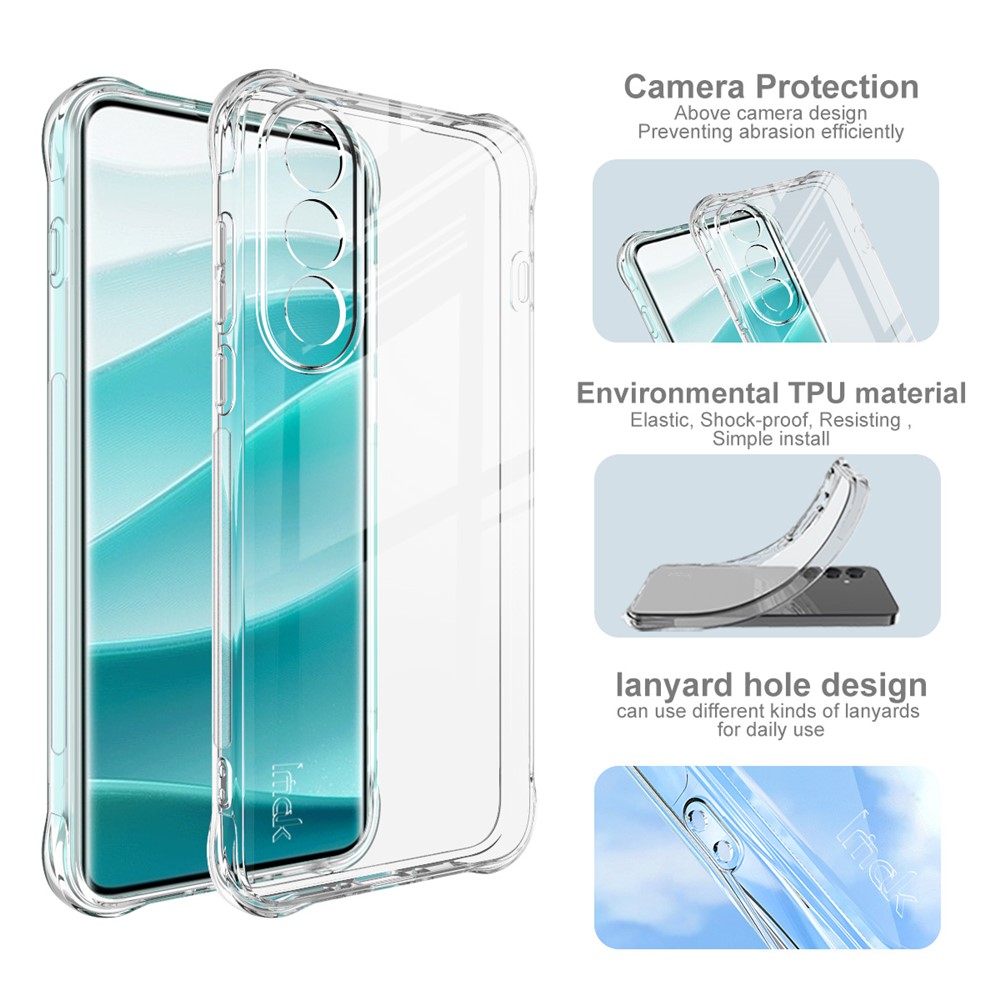 IMAK IMAK OnePlus Nord 5 5G Skal Airbag Shockproof TPU Transparent - Teknikhallen.se