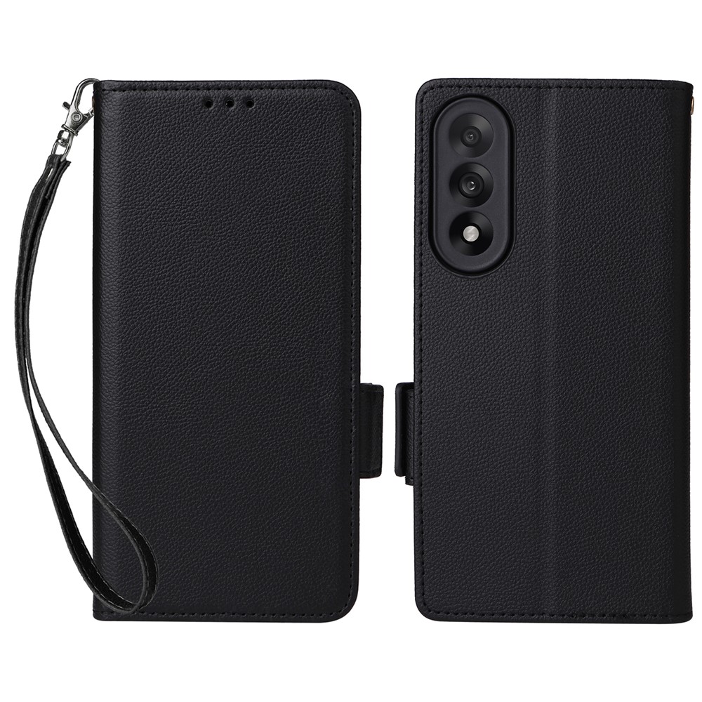  OnePlus Nord 5 5G Fodral Litchi Läder Svart - Teknikhallen.se