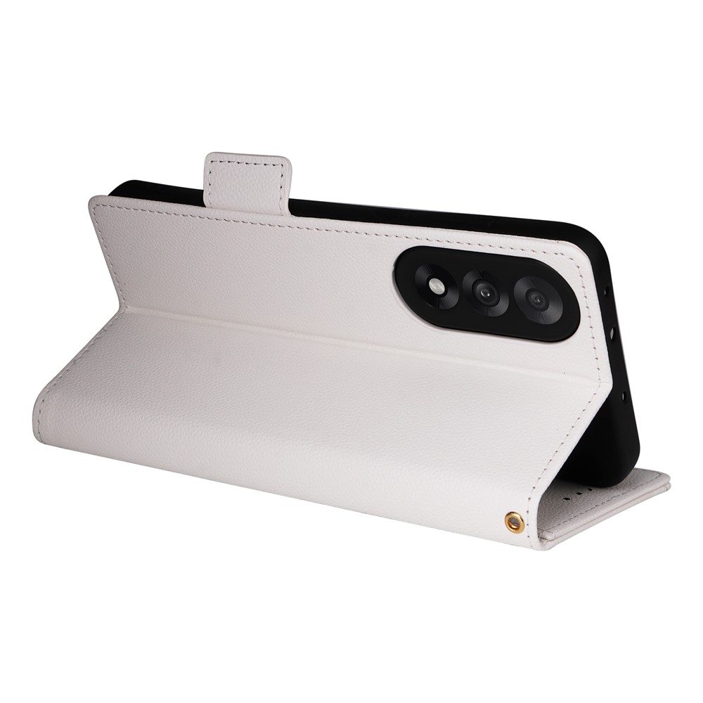  OnePlus Nord 5 5G Fodral Litchi Läder Vit - Teknikhallen.se