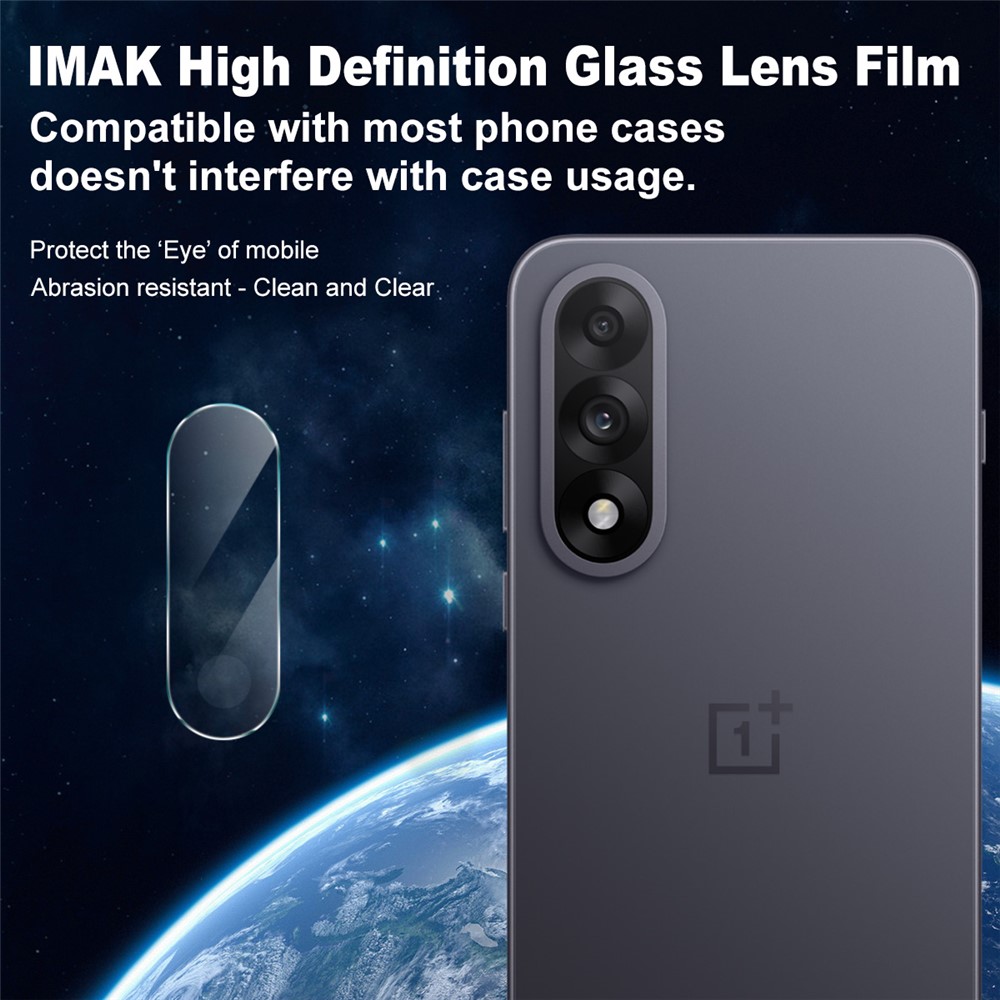 IMAK IMAK OnePlus Nord 5 5G Linsskydd Härdat Glas Transparent - Teknikhallen.se