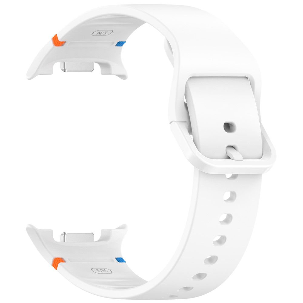 Galaxy Watch 8 46/44/40 mm Klockarmband Silkon Vit - Teknikhallen.se