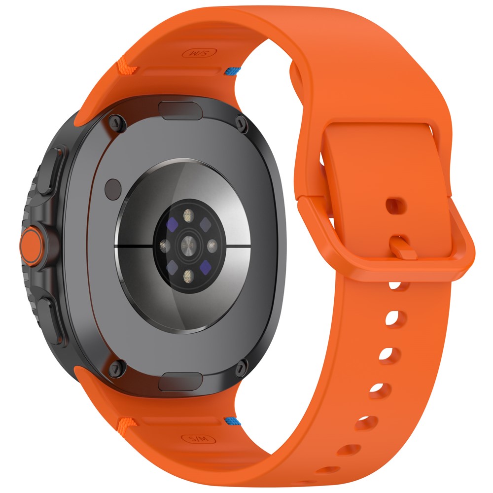  Galaxy Watch 8 46/44/40 mm Klockarmband Silkon Orange - Teknikhallen.se