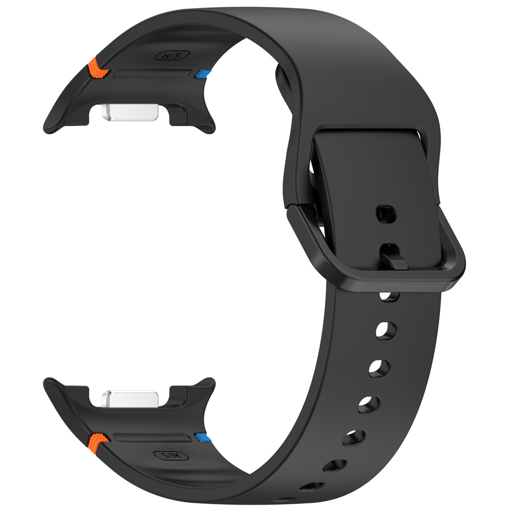 Galaxy Watch 8 46/44/40 mm Klockarmband Silkon Svart - Teknikhallen.se