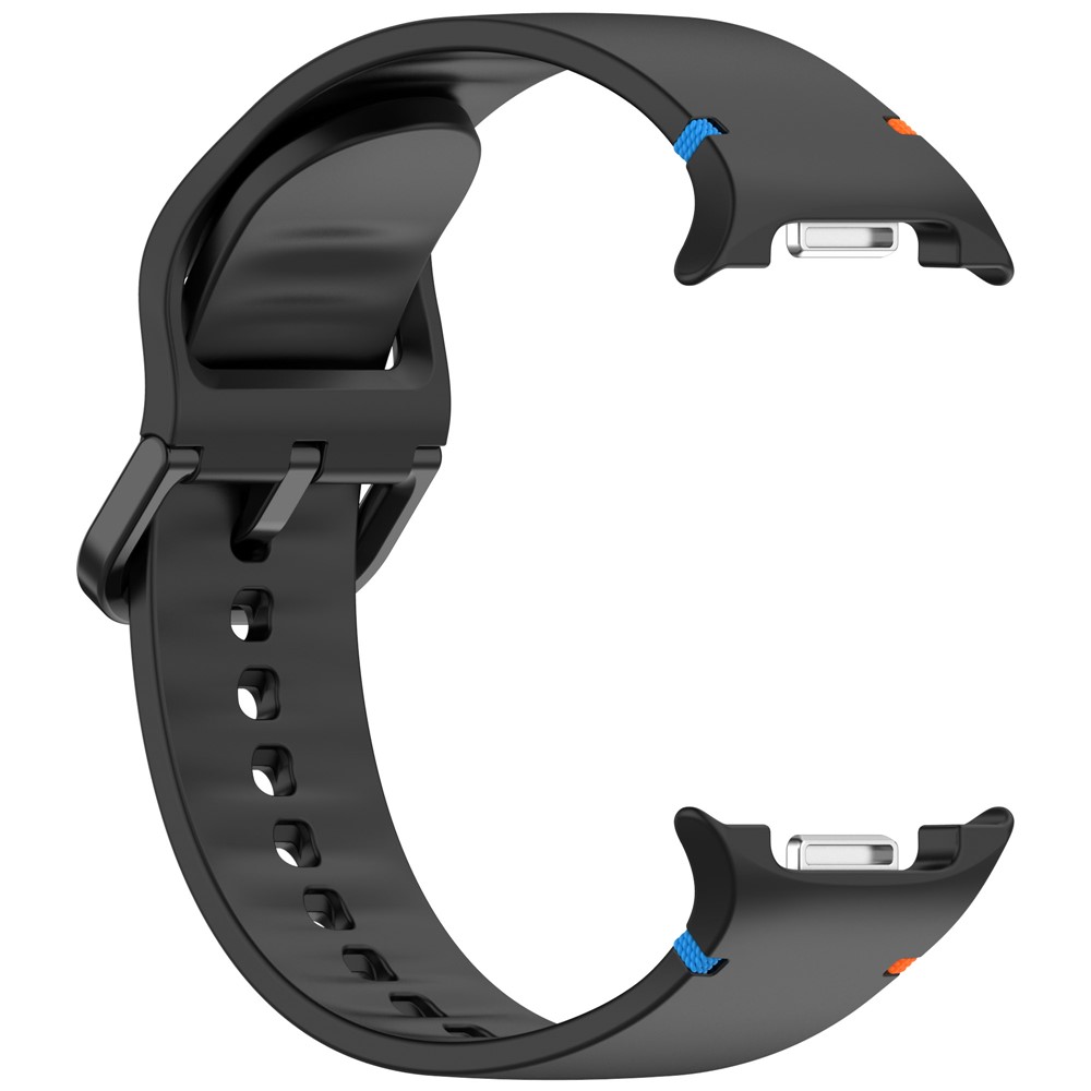  Galaxy Watch 8 46/44/40 mm Klockarmband Silkon Svart - Teknikhallen.se