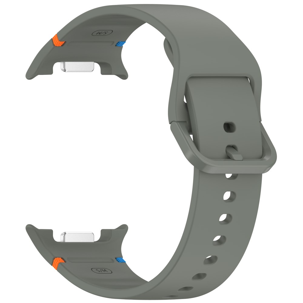  Galaxy Watch 8 46/44/40 mm Klockarmband Silkon Militär Grön - Teknikhallen.se