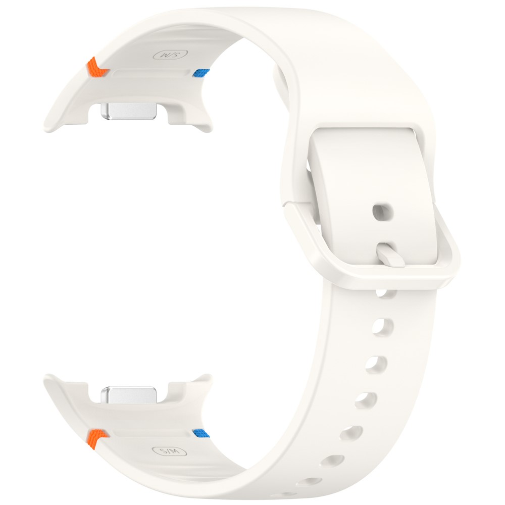  Galaxy Watch 8 46/44/40 mm Klockarmband Silkon Beige - Teknikhallen.se