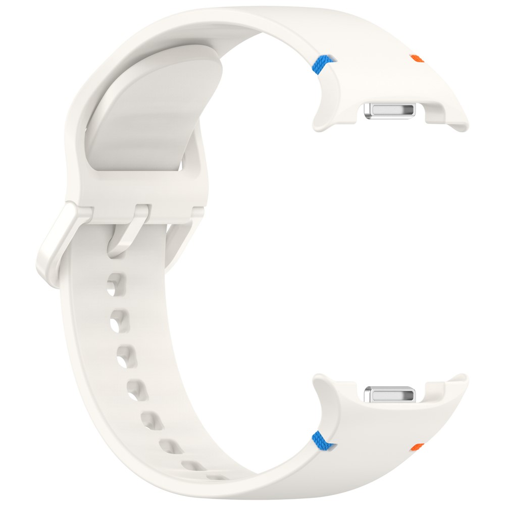  Galaxy Watch 8 46/44/40 mm Klockarmband Silkon Beige - Teknikhallen.se
