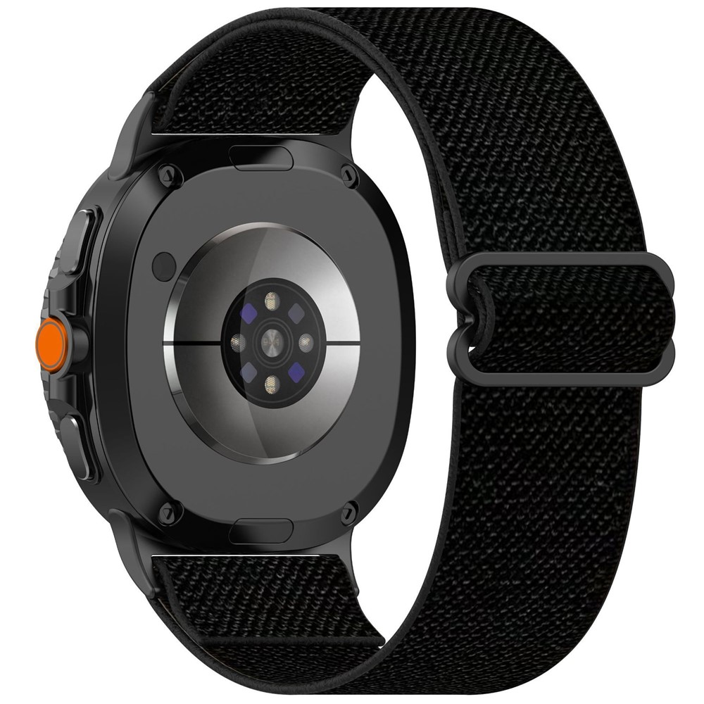  Galaxy Watch 8 46/44/40 mm Armband Justerbart Nylon Svart - Teknikhallen.se