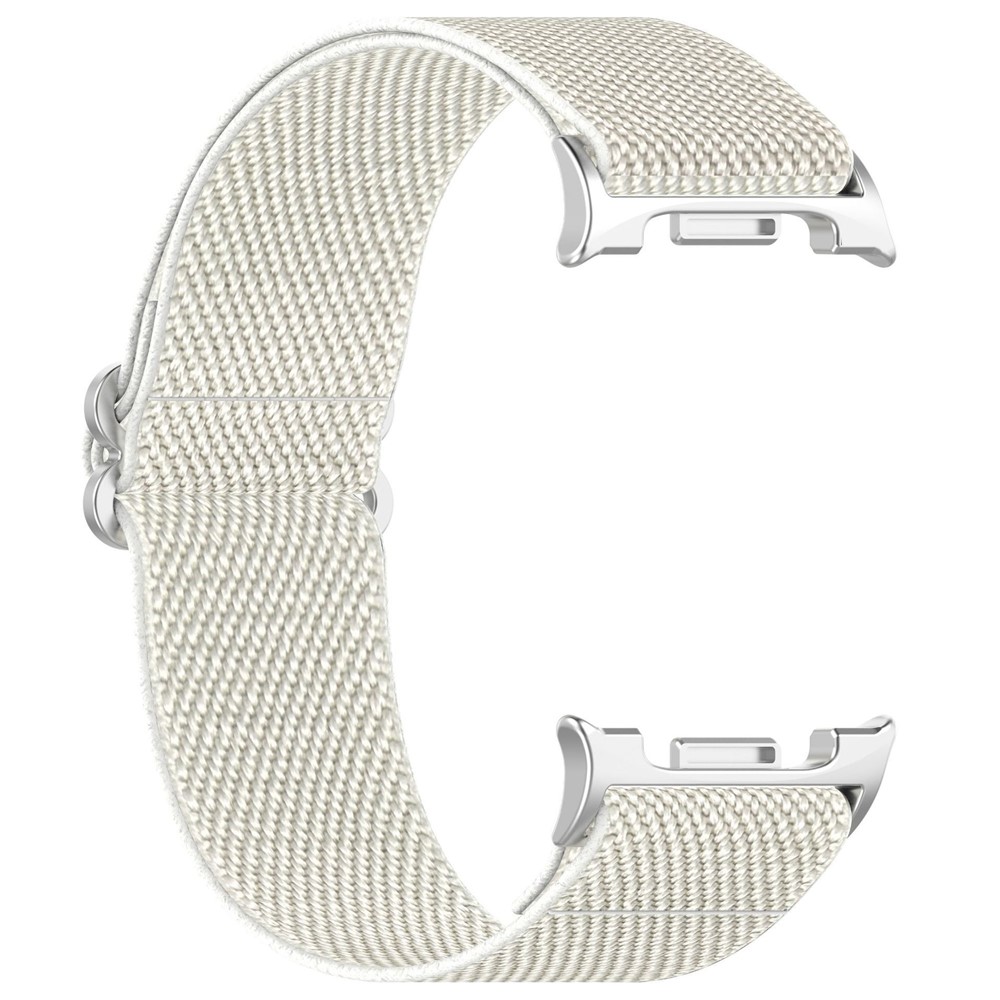  Galaxy Watch 8 46/44/40 mm Armband Justerbart Nylon Beige - Teknikhallen.se
