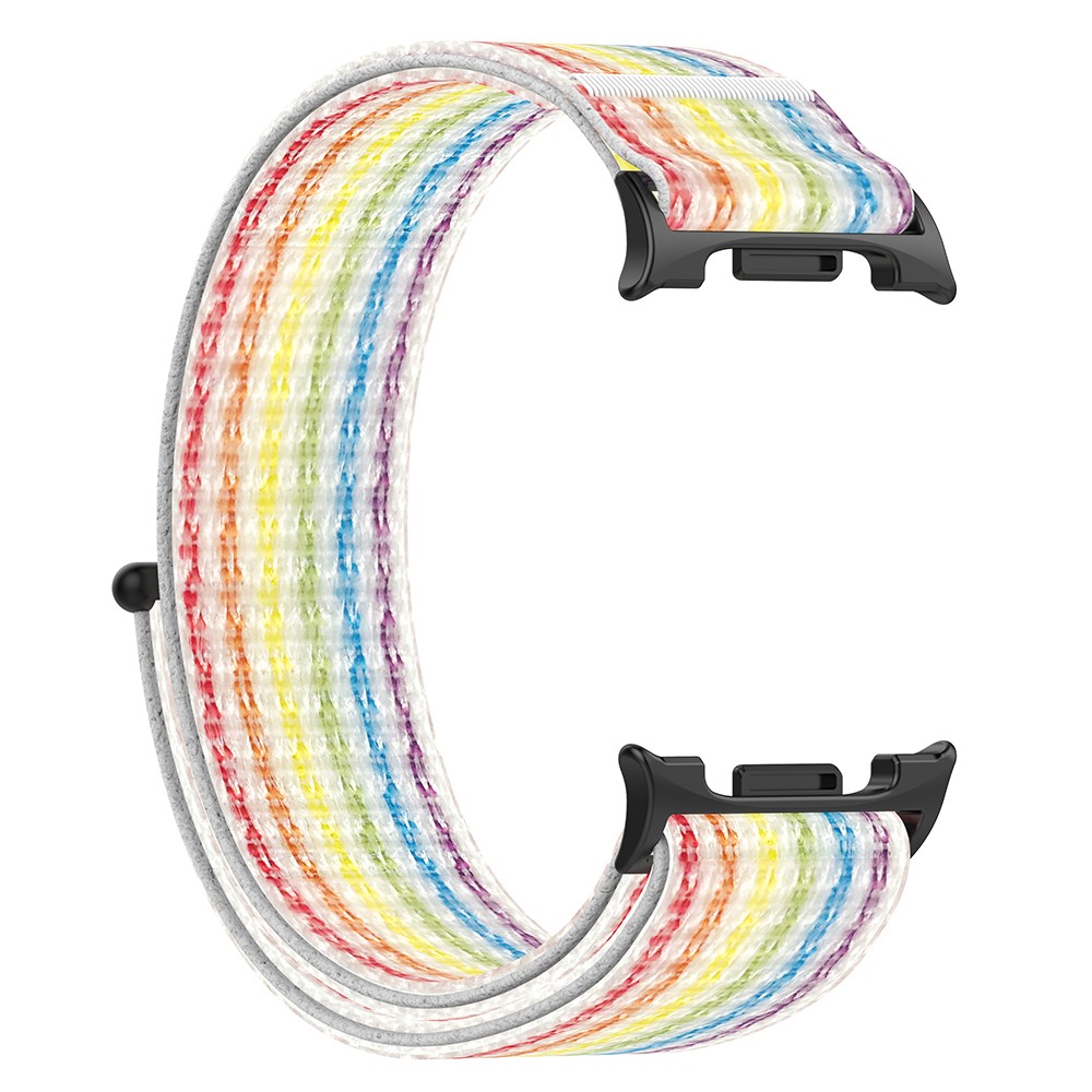  Galaxy Watch 8 46/44/40 mm Armband Nylon Loop Rainbow - Teknikhallen.se