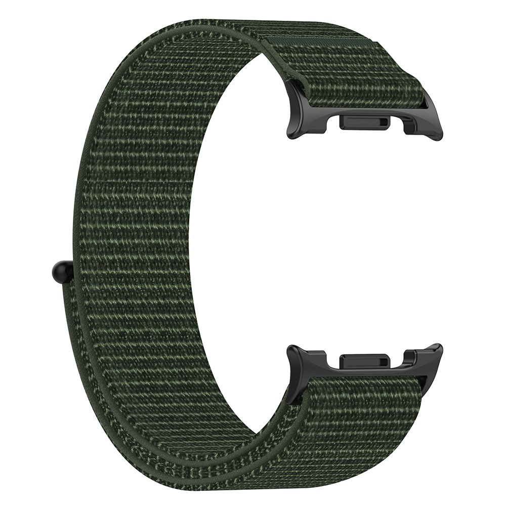  Galaxy Watch 8 46/44/40 mm Armband Nylon Loop Militär Grön - Teknikhallen.se