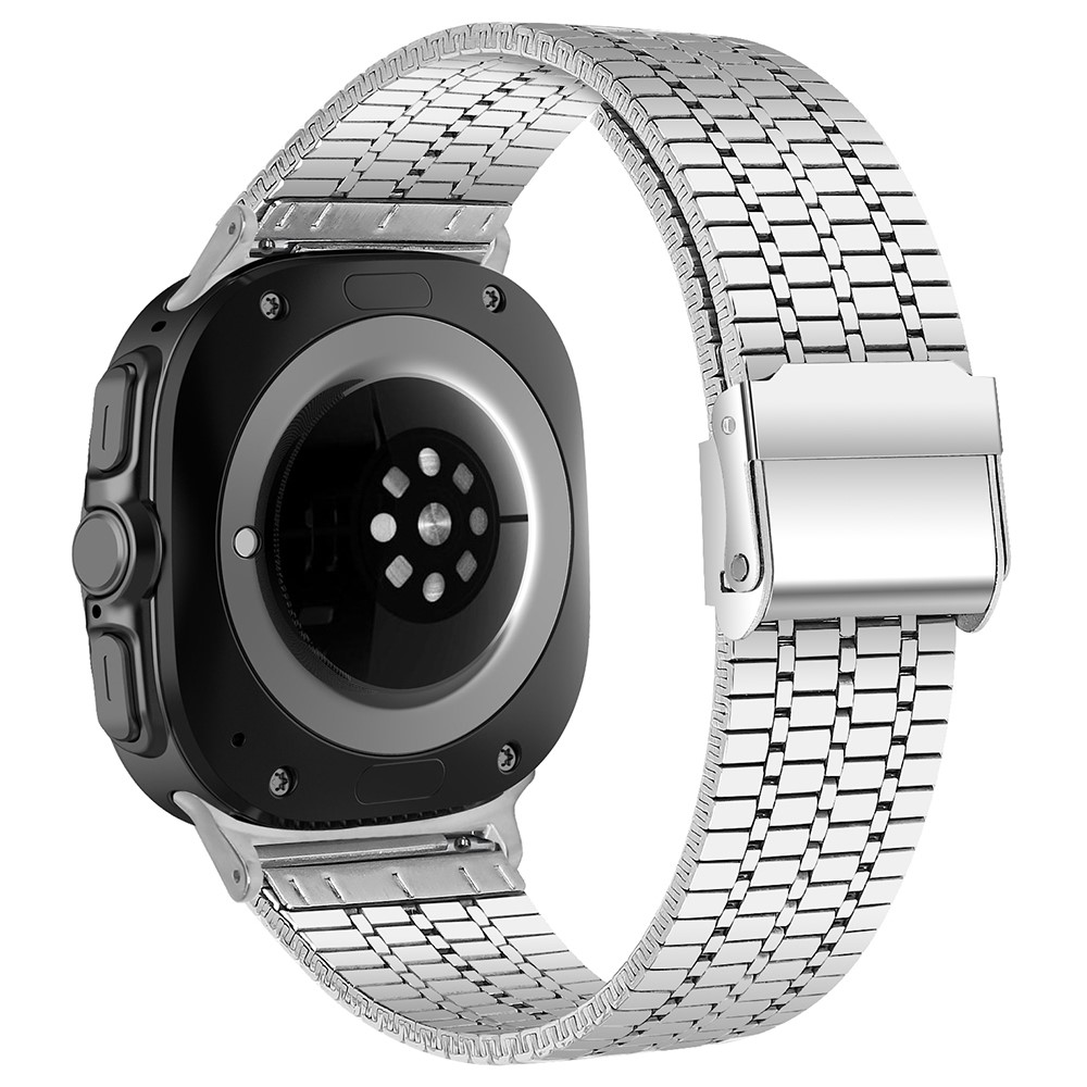  Galaxy Watch 8 46/44/40 mm Armband Rostfritt Stål Silver - Teknikhallen.se