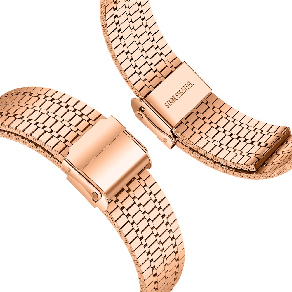  Galaxy Watch 8 46/44/40 mm Armband Rostfritt Stål Roséguld - Teknikhallen.se