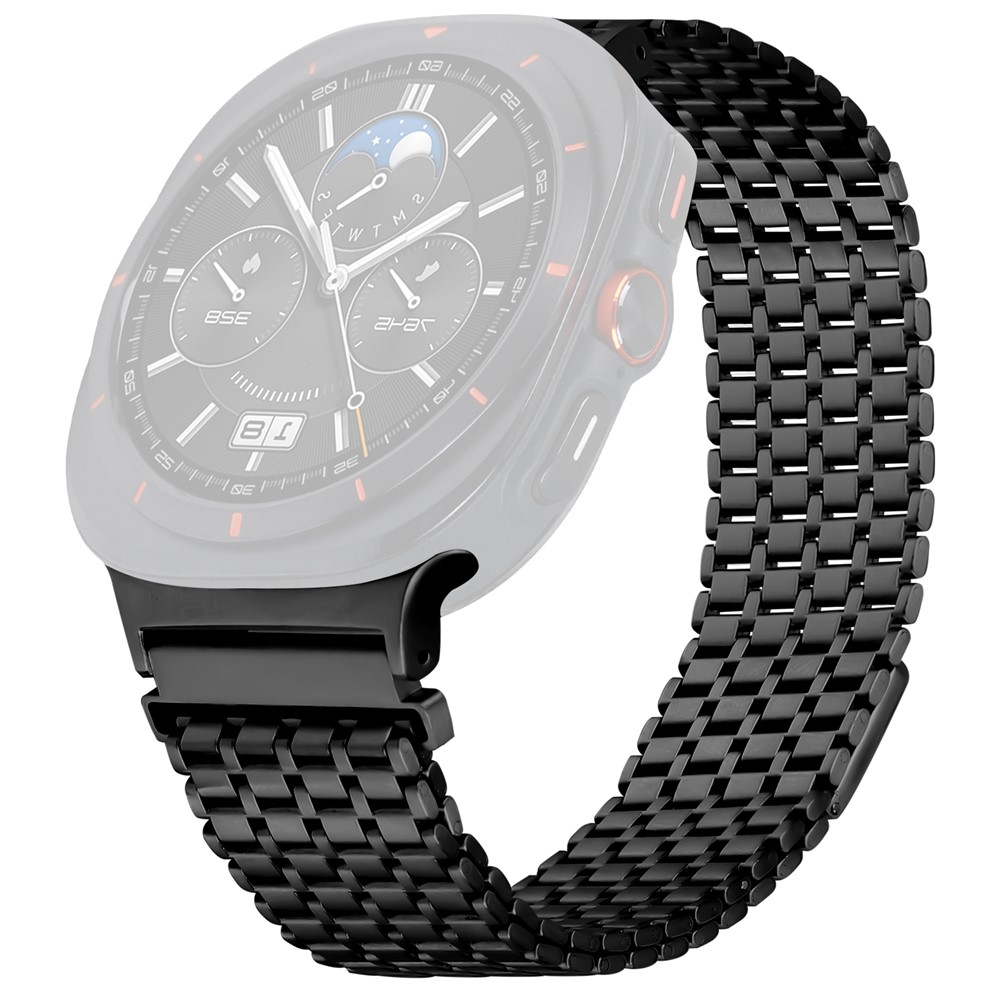  Galaxy Watch 8 46/44/40 mm Armband Magnetisk Loop Svart - Teknikhallen.se