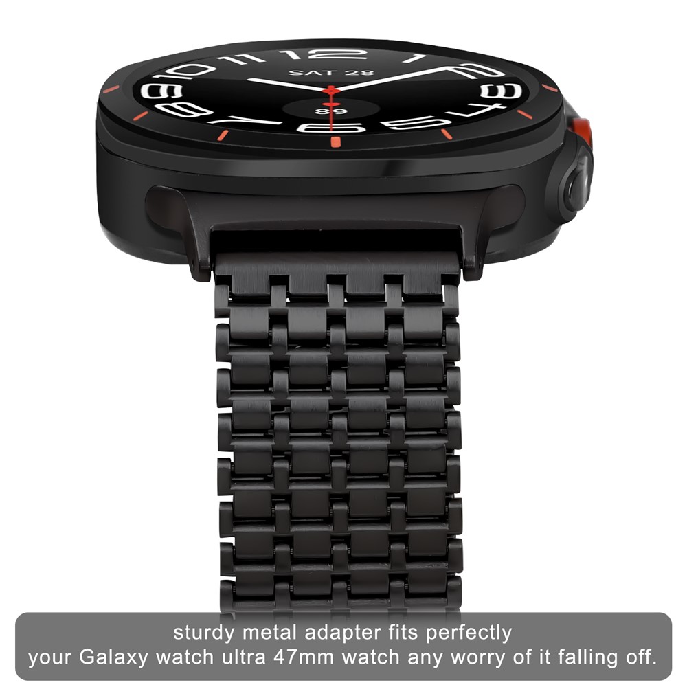  Galaxy Watch 8 46/44/40 mm Armband Magnetisk Loop Svart - Teknikhallen.se