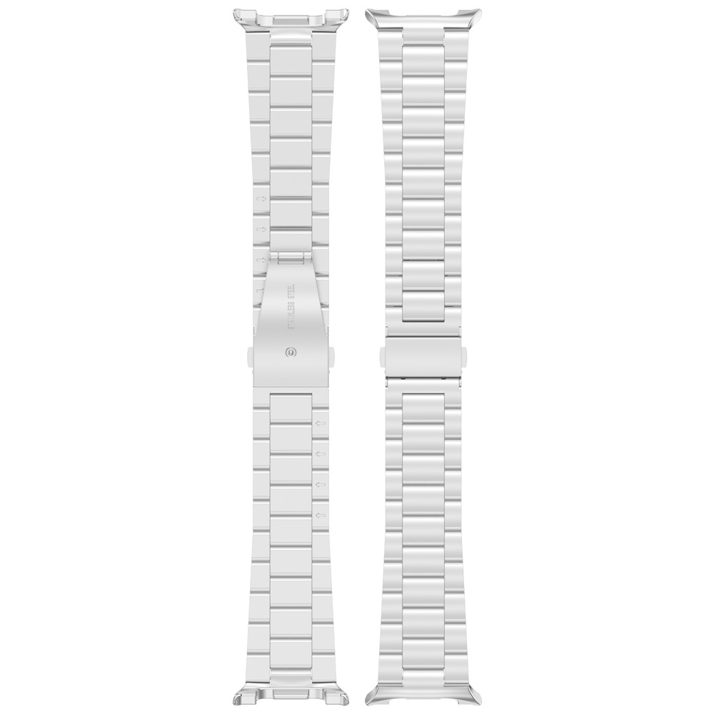 Galaxy Watch 8 46/44/40 mm Armband Rostfritt Stål Silver - Teknikhallen.se