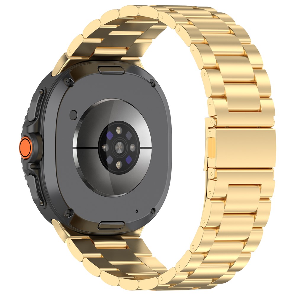  Galaxy Watch 8 46/44/40 mm Armband Rostfritt Stål Guld - Teknikhallen.se