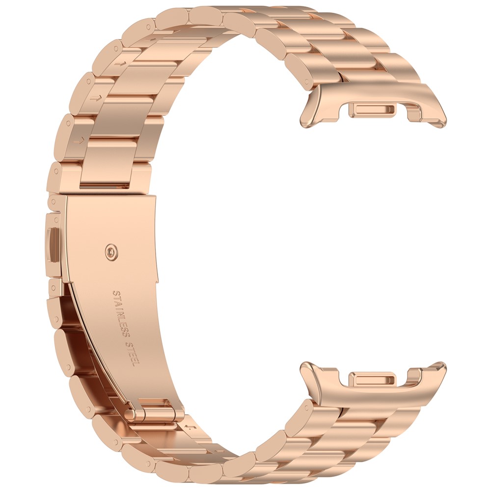  Galaxy Watch 8 46/44/40 mm Armband Rostfritt Stål Roséguld - Teknikhallen.se