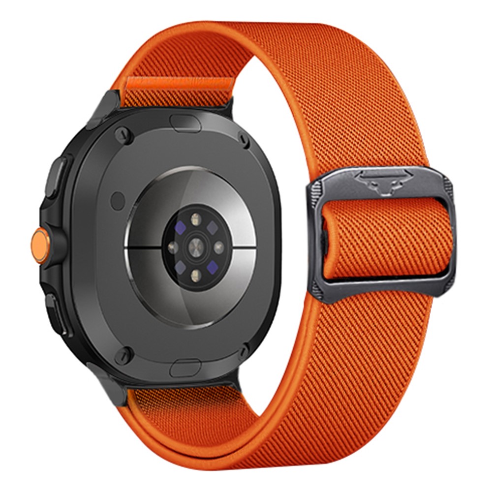  Galaxy Watch 8 46/44/40 mm Armband Justerbart Nylon Orange - Teknikhallen.se