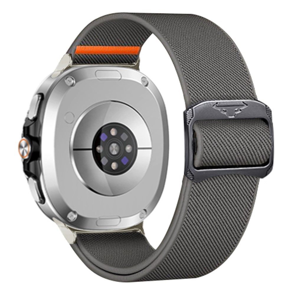  Galaxy Watch 8 46/44/40 mm Armband Justerbart Nylon Grå - Teknikhallen.se