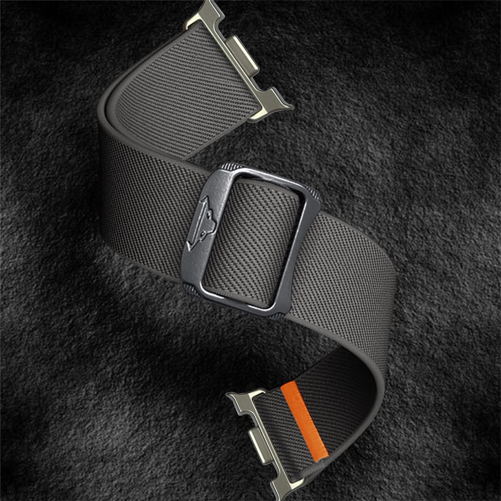  Galaxy Watch 8 46/44/40 mm Armband Justerbart Nylon Grå - Teknikhallen.se