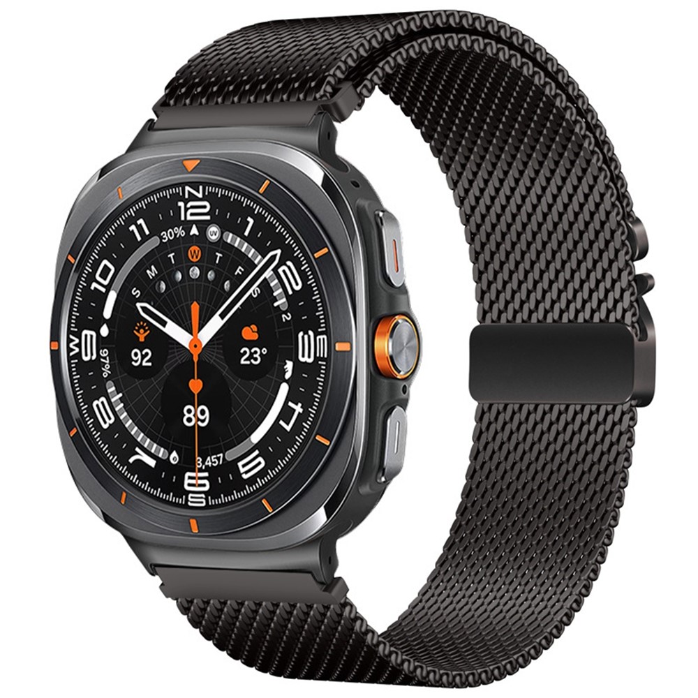  Galaxy Watch 8 46/44/40 mm Armband Milanese Svart - Teknikhallen.se