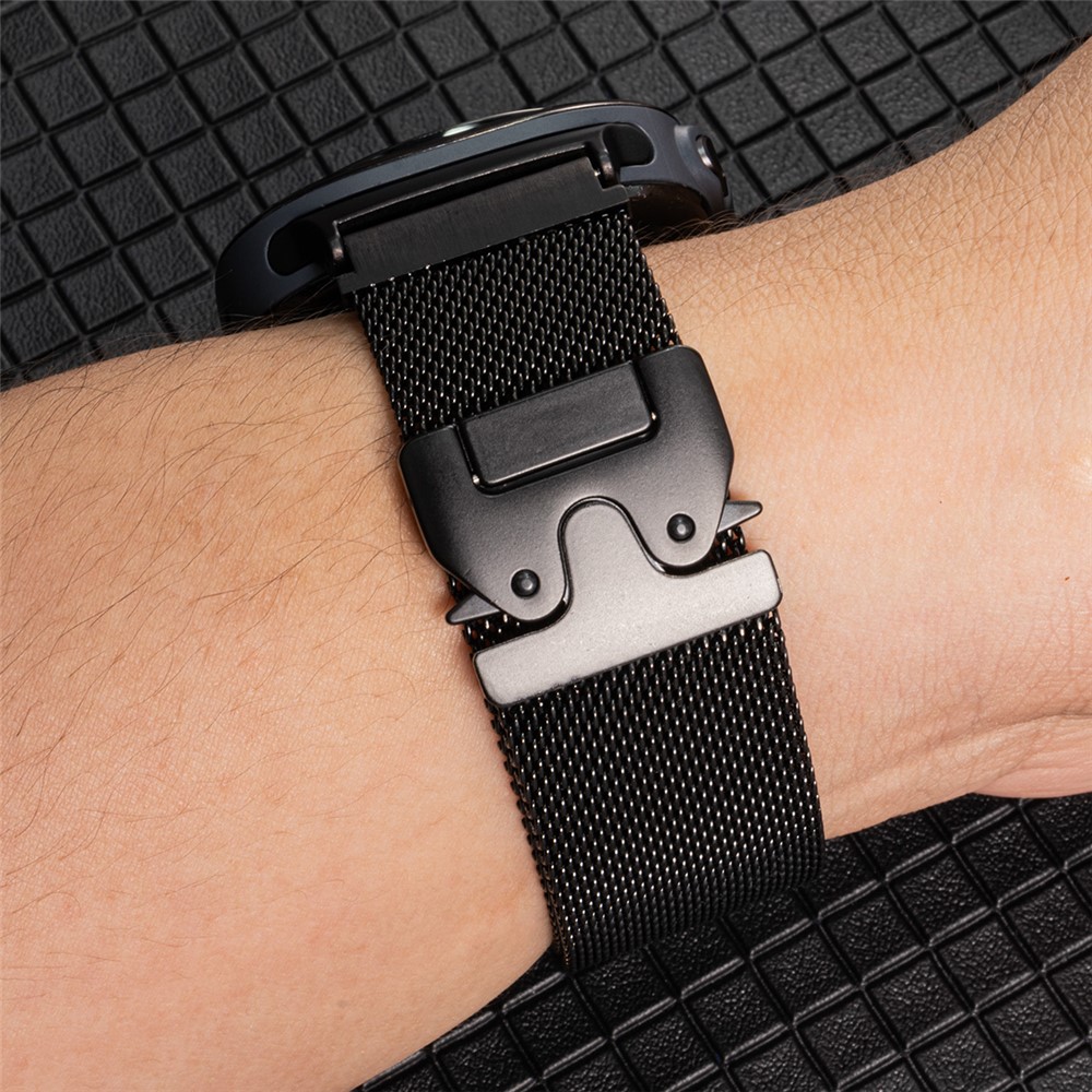  Galaxy Watch 8 46/44/40 mm Armband Milanese Svart - Teknikhallen.se
