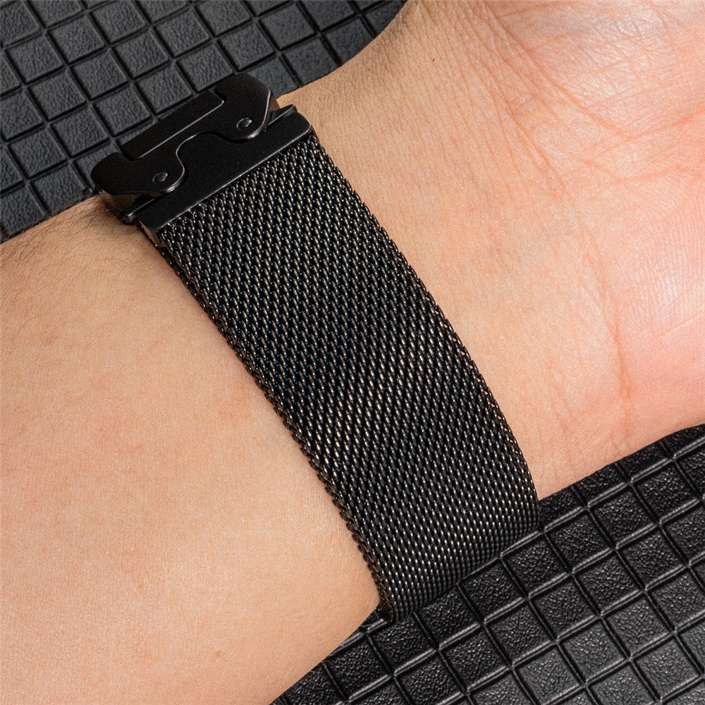  Galaxy Watch 8 46/44/40 mm Armband Milanese Svart - Teknikhallen.se