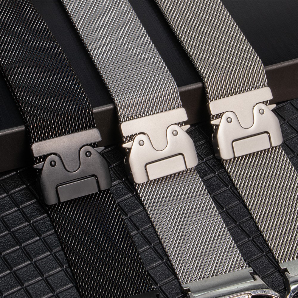  Galaxy Watch 8 46/44/40 mm Armband Milanese Svart - Teknikhallen.se