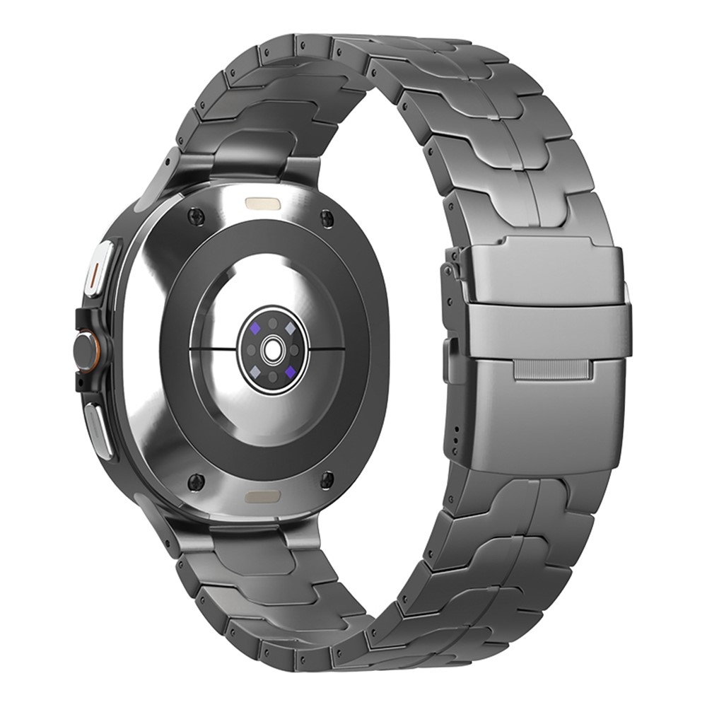  Samsung Galaxy Watch 8 46/44/40 mm Armband Metall Grå - Teknikhallen.se
