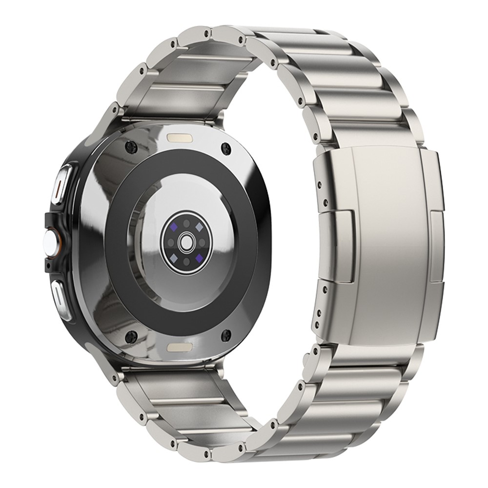  Samsung Galaxy Watch 8 46/44/40 mm Armband Metall Titanium - Teknikhallen.se