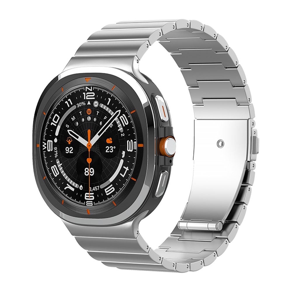  Samsung Galaxy Watch 8 46/44/40 mm Armband Metall Silver - Teknikhallen.se