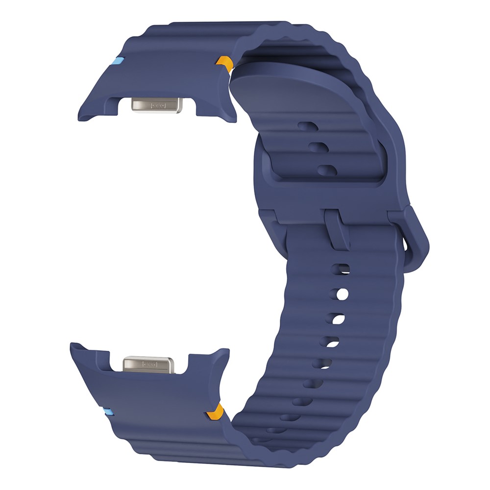 KALEBOL KALEBOL Galaxy Watch 8 46/44/40 mm Armband Wave Mörk Blå - Teknikhallen.se