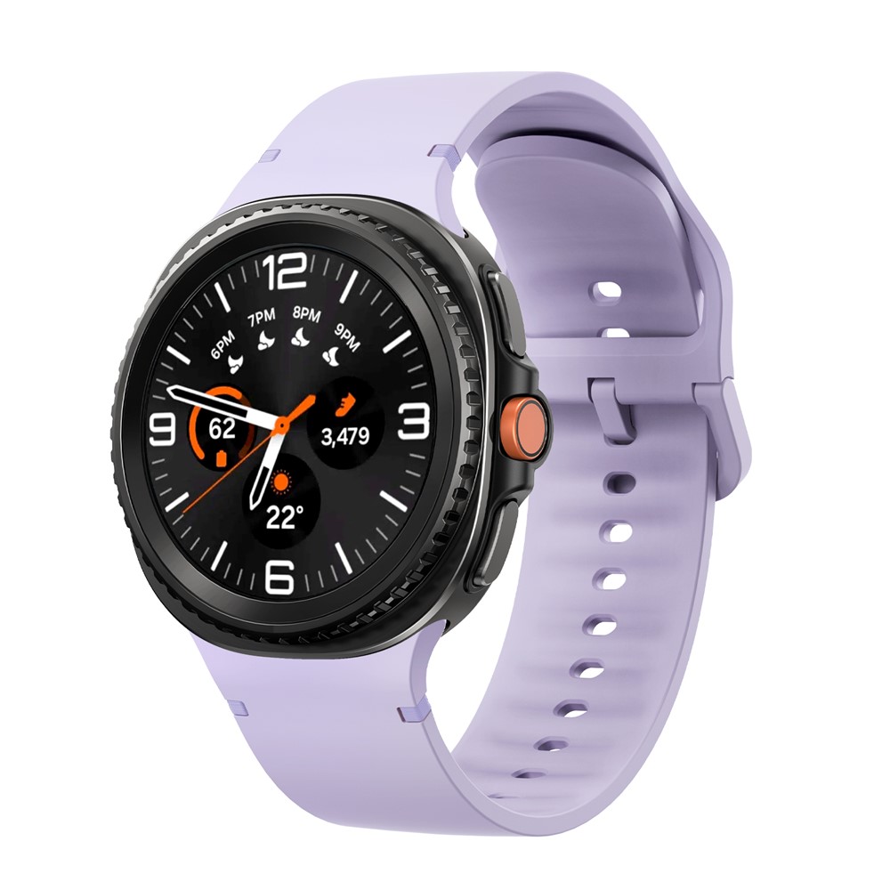 KALEBOL KALEBOL Galaxy Watch 8 46/44/40 mm Armband Silikon Lila - Teknikhallen.se