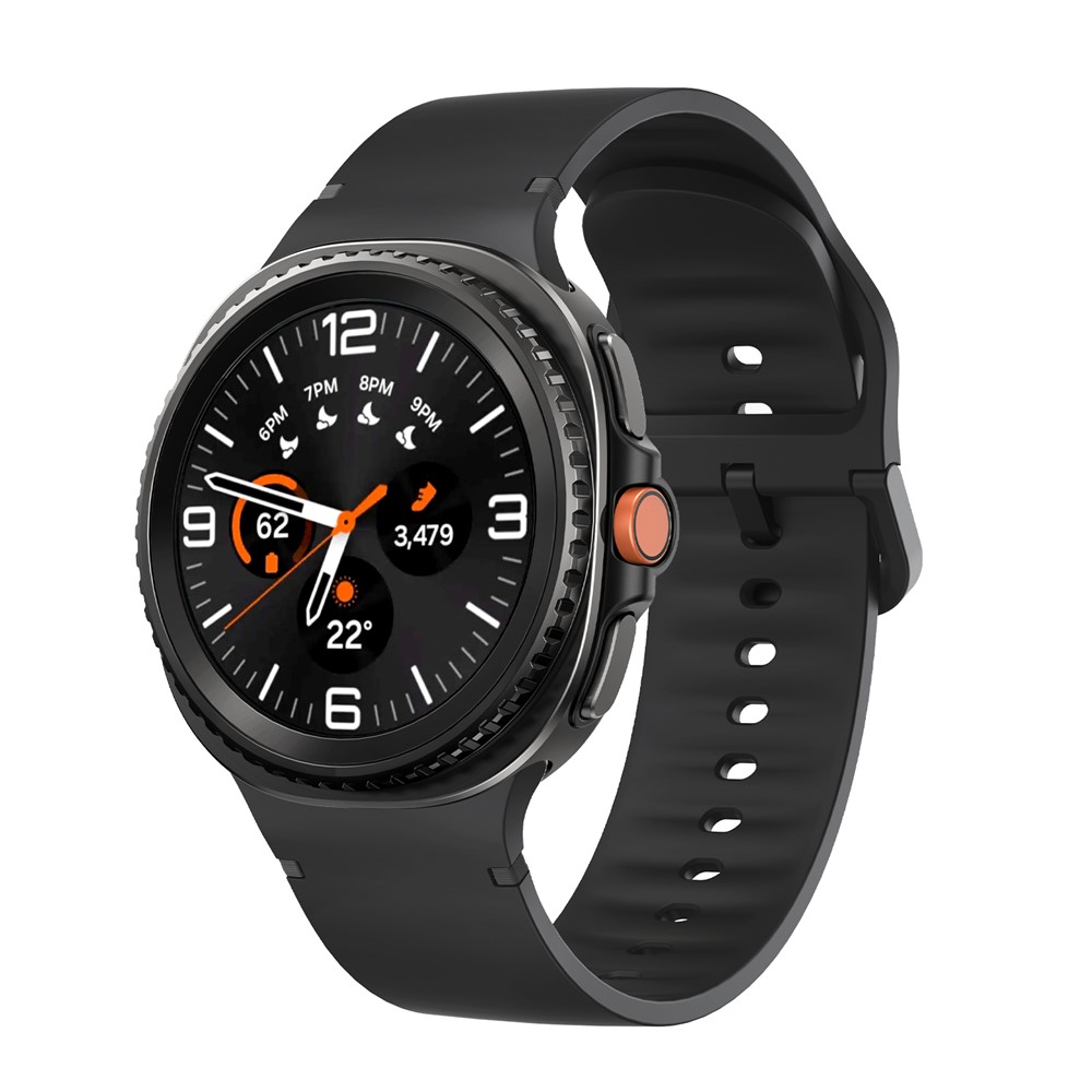 KALEBOL KALEBOL Galaxy Watch 8 46/44/40 mm Armband Silikon Svart - Teknikhallen.se