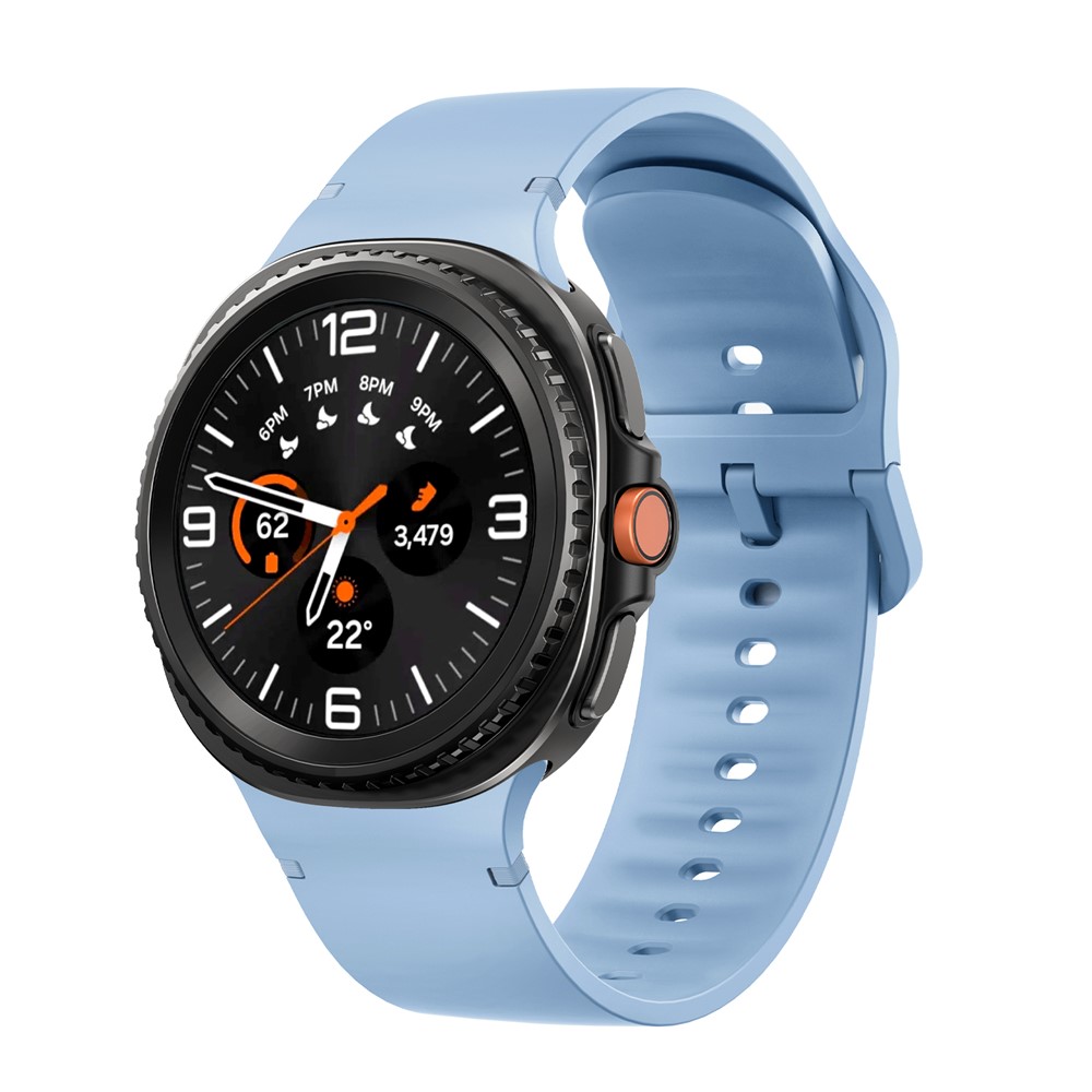 KALEBOL KALEBOL Galaxy Watch 8 46/44/40 mm Armband Silikon Blå - Teknikhallen.se
