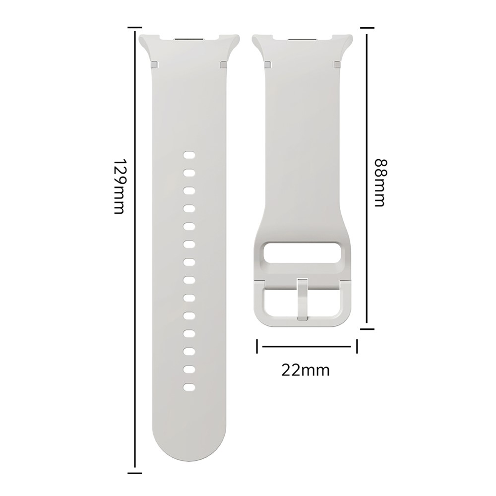 KALEBOL KALEBOL Galaxy Watch 8 46/44/40 mm Armband Silikon Blå - Teknikhallen.se