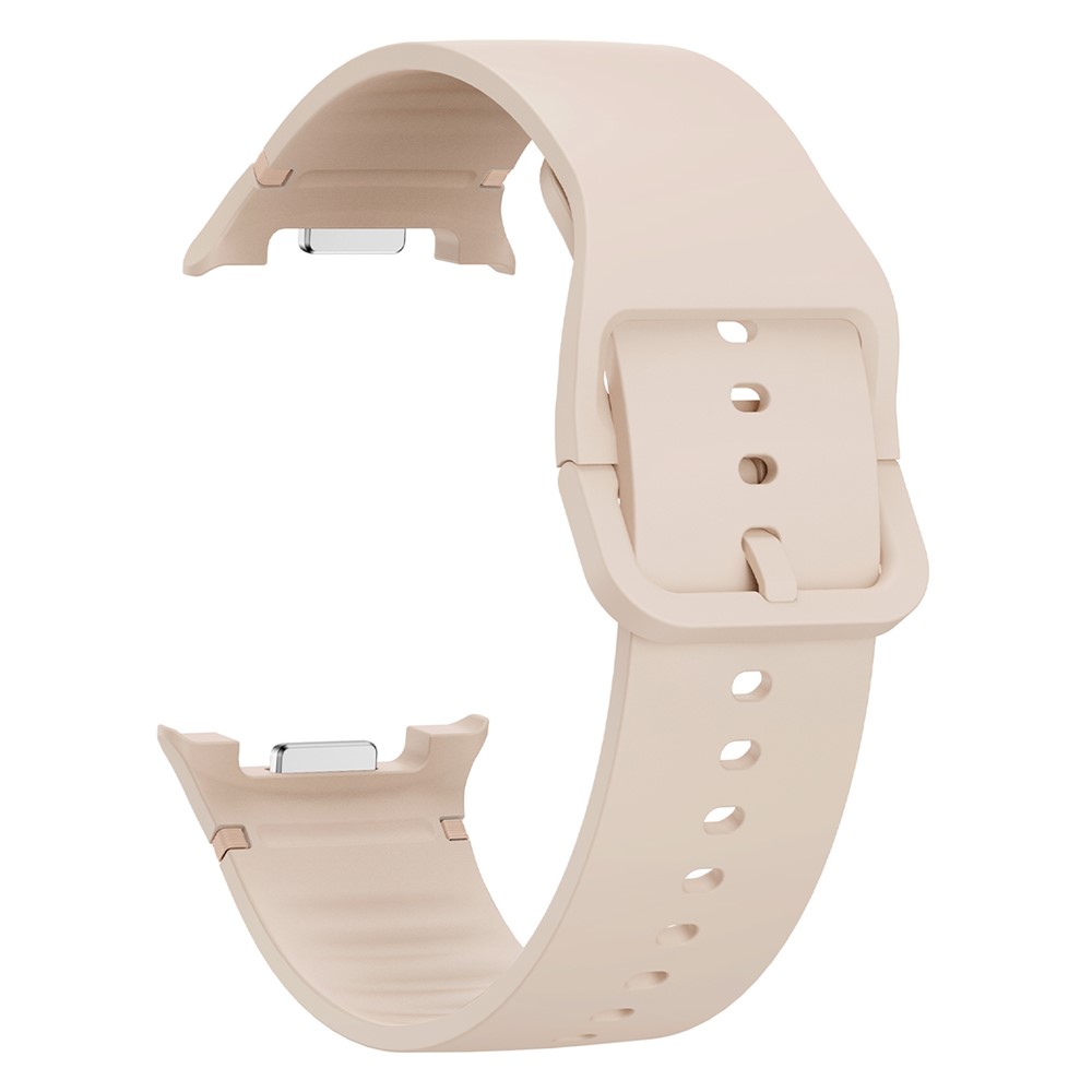 KALEBOL KALEBOL Galaxy Watch 8 46/44/40 mm Armband Silikon Beige - Teknikhallen.se
