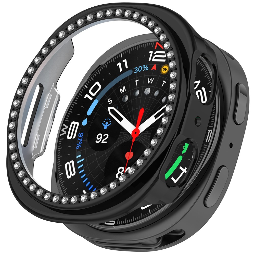  Samsung Galaxy Watch 8 40 mm Skal Strass Svart - Teknikhallen.se