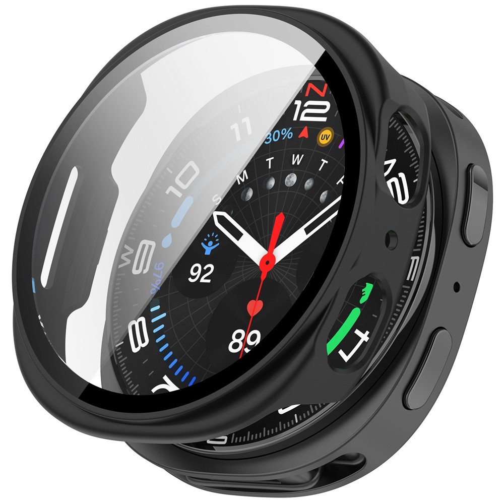  Samsung Galaxy Watch 8 44 mm Skal Med Skärmskydd Svart - Teknikhallen.se