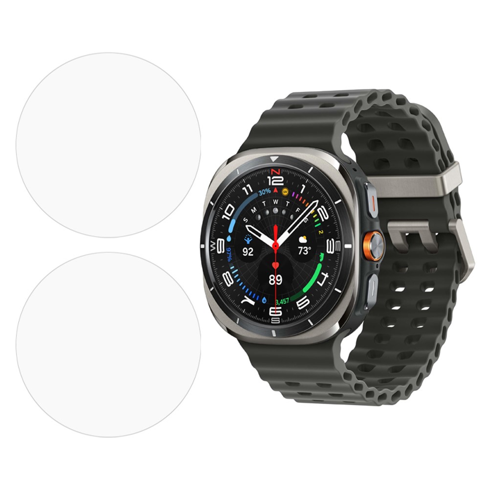  Galaxy Watch 8 46 mm 2-PACK Skärmskydd Härdat Glas - Teknikhallen.se