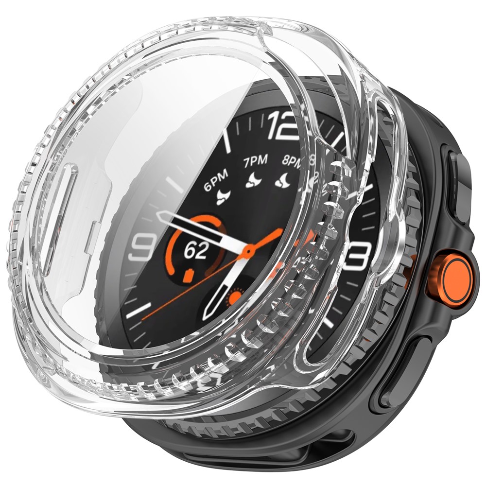  Galaxy Watch 8 46 mm Skal Med Skärmskydd Transparent - Teknikhallen.se