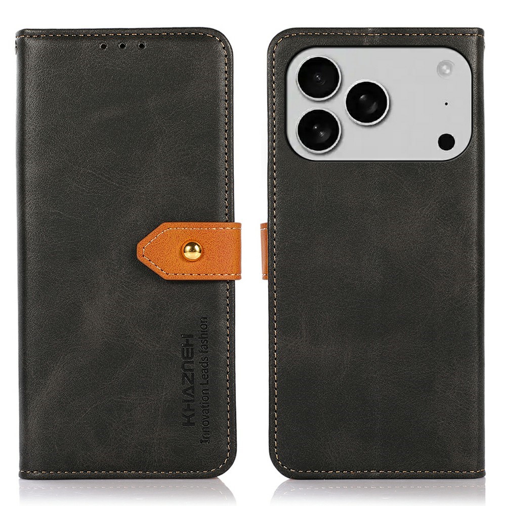 KHAZNEH KHAZNEH iPhone 17 Pro Fodral Dual Color Svart - Teknikhallen.se