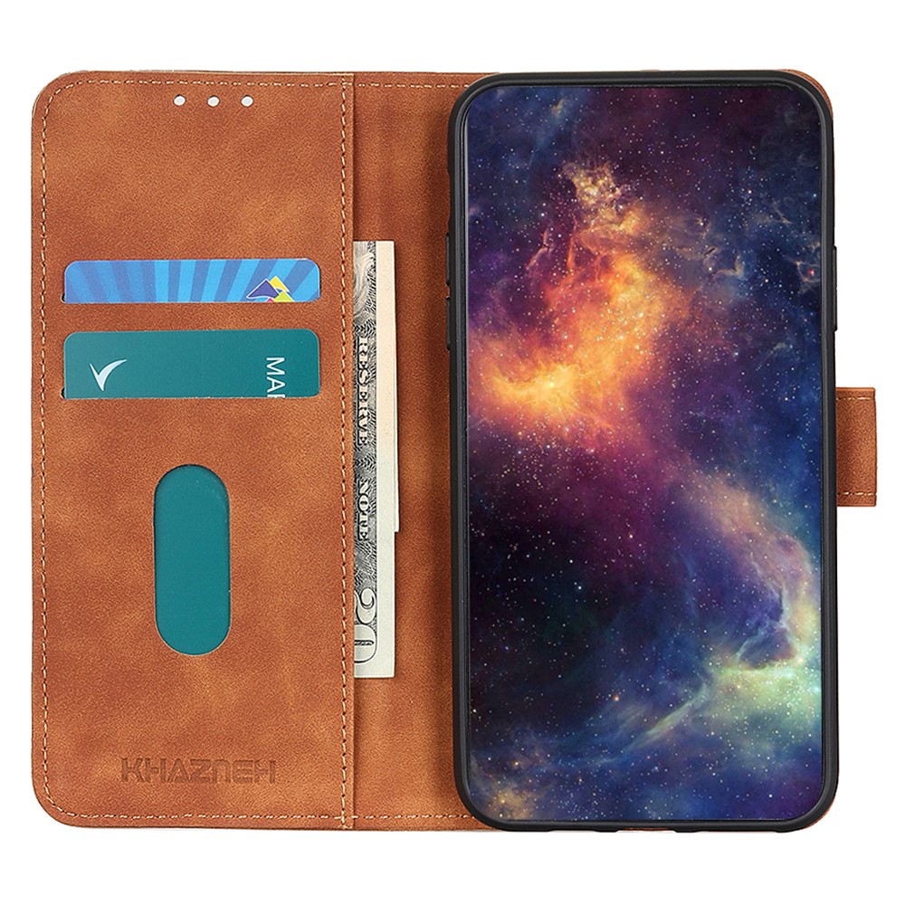 KHAZNEH KHAZNEH iPhone 17 Pro Fodral Retro Läder Brun - Teknikhallen.se