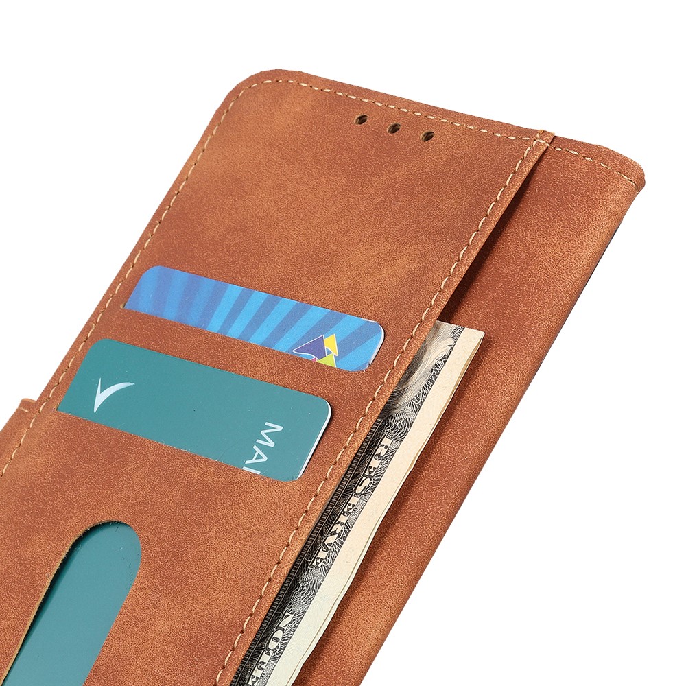 KHAZNEH KHAZNEH iPhone 17 Pro Fodral Retro Läder Brun - Teknikhallen.se