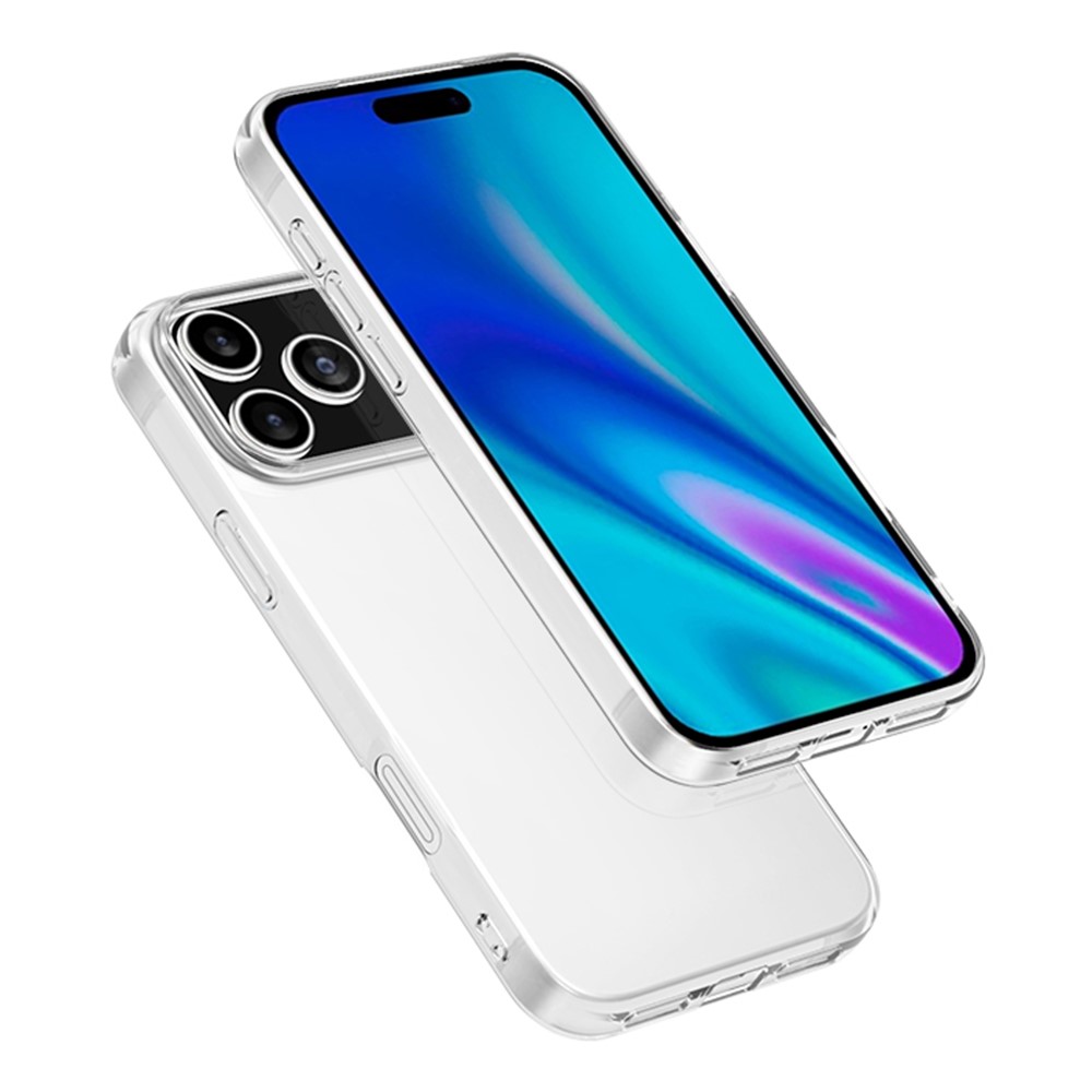  iPhone 17 Pro Skal Slim Fit TPU Transparent - Teknikhallen.se