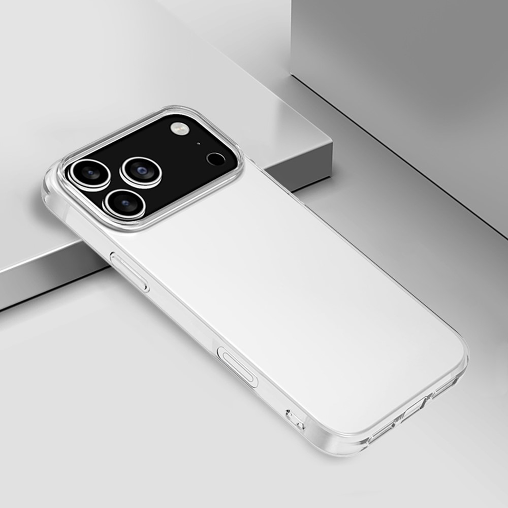  iPhone 17 Pro Skal Slim Fit TPU Transparent - Teknikhallen.se