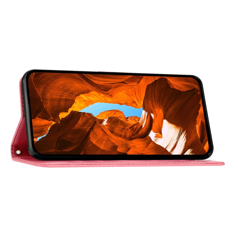  iPhone 17 Pro Fodral Med Blommigt Tryck Rosa - Teknikhallen.se